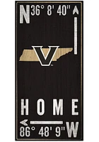 Vanderbilt Commodores Coordinate Sign - Black