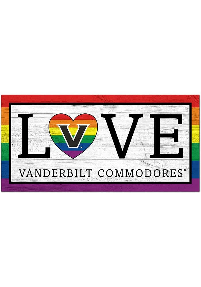 Vanderbilt Commodores LGBTQ Love Sign - Black