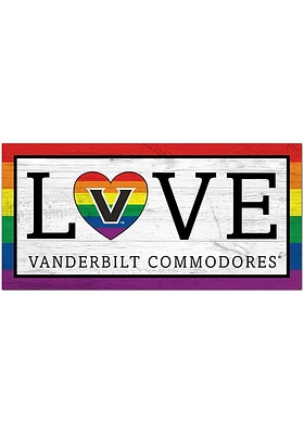 Vanderbilt Commodores LGBTQ Love Sign - Black
