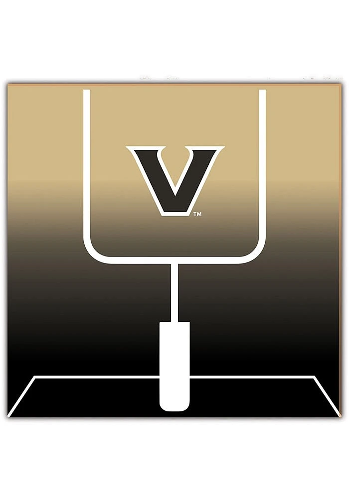 Vanderbilt Commodores Goal Gradient Sign - Black