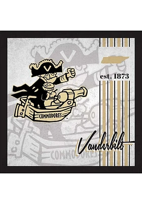 Vanderbilt Commodores Album Sign - Black