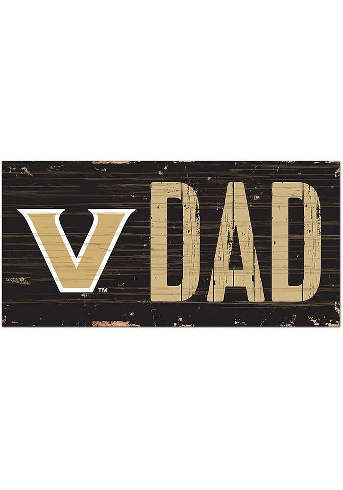 Vanderbilt Commodores DAD Sign - Black