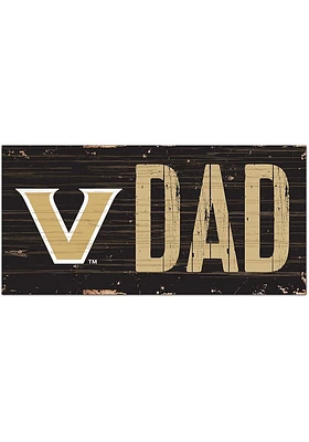 Vanderbilt Commodores DAD Sign - Black