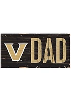 Vanderbilt Commodores DAD Sign - Black