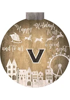 Vanderbilt Commodores Christmas Village Sign - Black