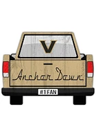 Vanderbilt Commodores Truck Back Cutout Sign - Black