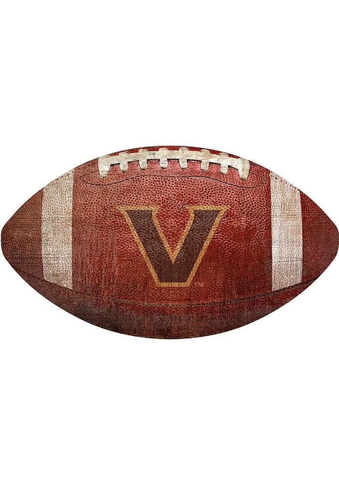 Vanderbilt Commodores Baseball Shaped Sign - Black