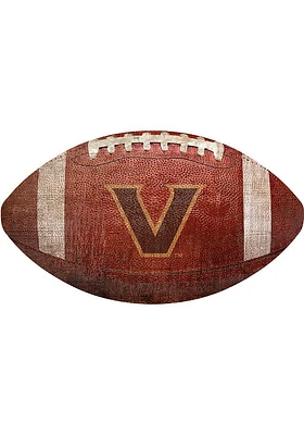 Vanderbilt Commodores Baseball Shaped Sign - Black