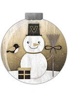 Vanderbilt Commodores Snowglobe 12 Inch Sign - Black