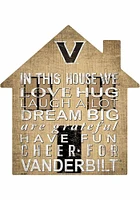 Vanderbilt Commodores 12 inch House Sign - Black