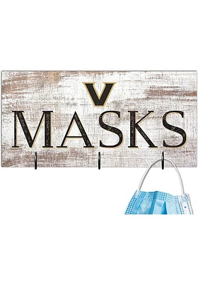 Vanderbilt Commodores Mask Holder Sign - Black