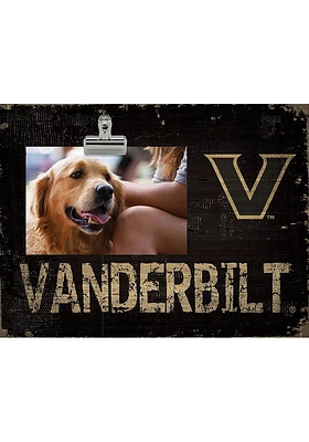 Vanderbilt Commodores Team Clip Picture Frame - Black