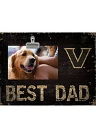 Vanderbilt Commodores Best Dad Clip Picture Frame - Black