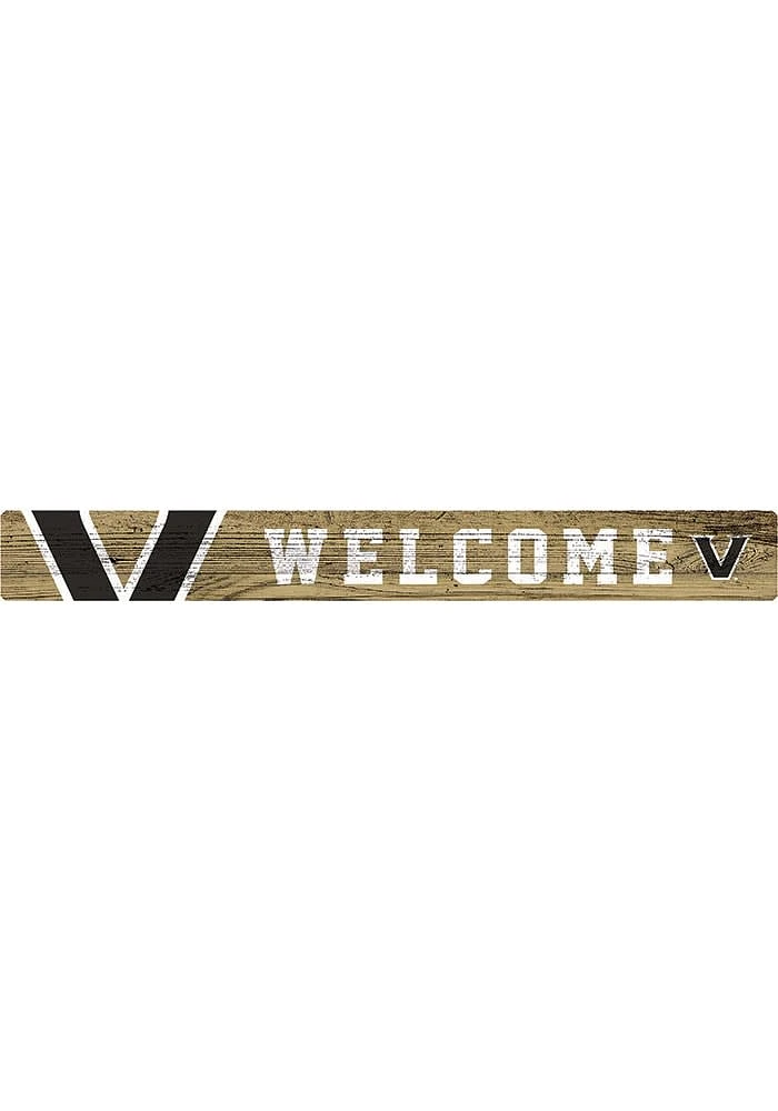 Vanderbilt Commodores Welcome Strip Sign - Black