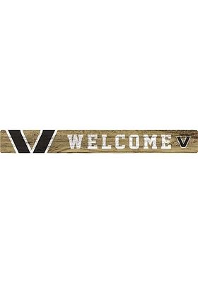 Vanderbilt Commodores Welcome Strip Sign - Black
