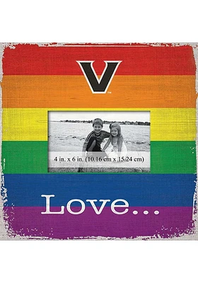 Vanderbilt Commodores Love Pride Picture Frame - Black