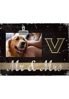 Vanderbilt Commodores Mr and Mrs Clip Picture Frame - Black