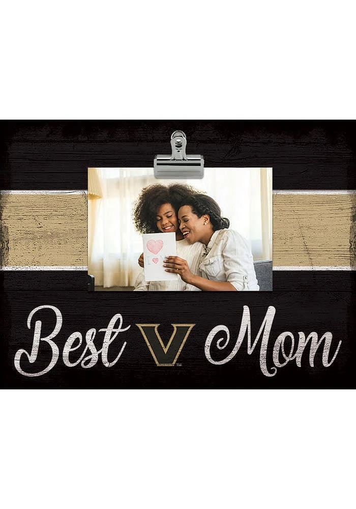 Vanderbilt Commodores Best Mom Clip Picture Frame - Black