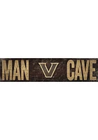 Vanderbilt Commodores Man Cave 6x24 Sign - Black