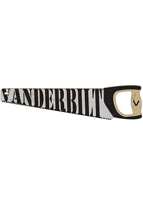 Vanderbilt Commodores Wood Handsaw Sign - Black
