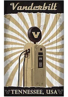 Vanderbilt Commodores Retro Pump Location Sign - Black