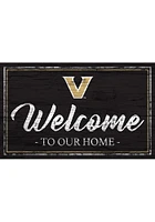 Vanderbilt Commodores Team Welcome 11x19 Sign - Black