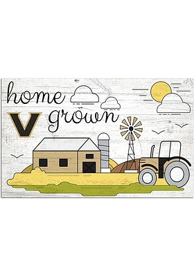 Vanderbilt Commodores Home Grown Sign - Black
