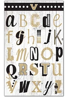 Vanderbilt Commodores Alphabet Sign - Black