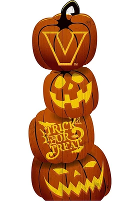 Vanderbilt Commodores Pumpkin Stack Leaner Sign - Black