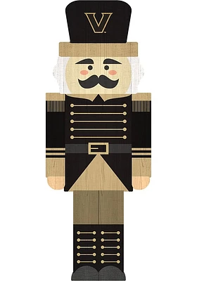 Vanderbilt Commodores 31 Inch Nutcracker Leaner Sign - Black