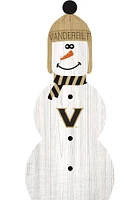 Vanderbilt Commodores Snowman Leaner Sign - Black