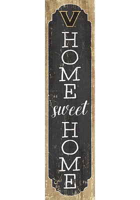 Vanderbilt Commodores 48 Inch Home Sweet Home Leaner Sign - Black
