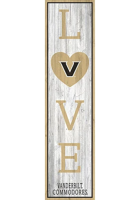 Vanderbilt Commodores 48 Inch Love Leaner Sign - Black