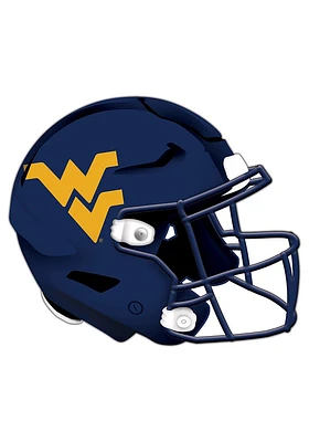 West Virginia Mountaineers 24in Helmet Cutout Sign - Blue