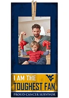 West Virginia Mountaineers The Toughest Fan Sign - Blue