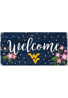 West Virginia Mountaineers Welcome Floral Sign - Blue