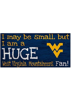 West Virginia Mountaineers Huge Fan Sign - Blue