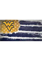 West Virginia Mountaineers Flag 6x12 Sign - Blue