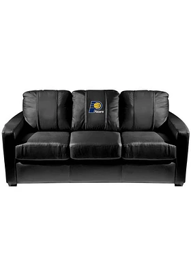 Indiana Pacers Faux Leather Sofa - Black