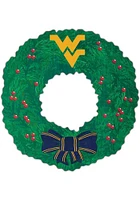 West Virginia Mountaineers Team Wreath 16 Inch Sign - Blue