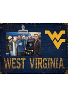 West Virginia Mountaineers Team Clip Picture Frame - Blue