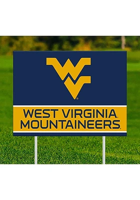 West Virginia Mountaineers Team Yard Sign - Blue