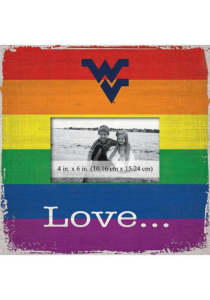 West Virginia Mountaineers Love Pride Picture Frame - Blue