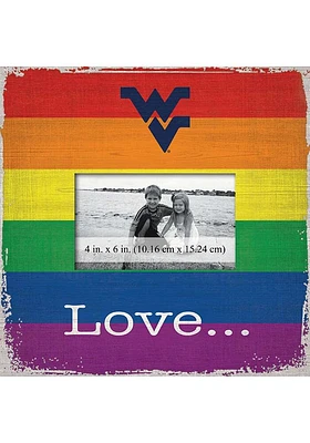 West Virginia Mountaineers Love Pride Picture Frame - Blue