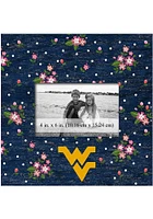 West Virginia Mountaineers Floral Picture Frame - Blue