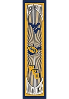 West Virginia Mountaineers Throwback Sign - Blue