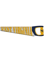 West Virginia Mountaineers Wood Handsaw Sign - Blue