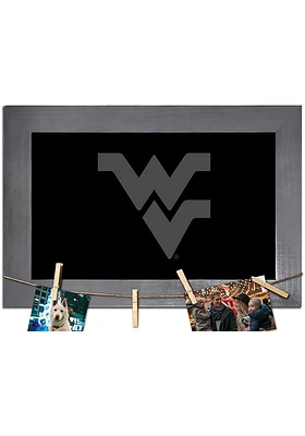 West Virginia Mountaineers Blank Chalkboard Picture Frame - Blue