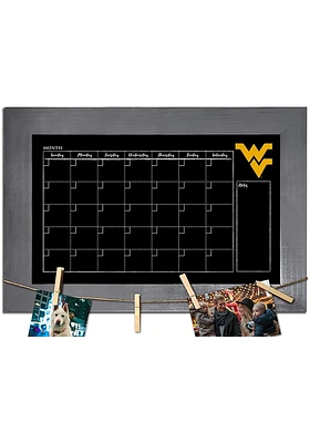 West Virginia Mountaineers Monthly Chalkboard Picture Frame - Blue