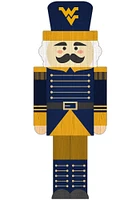 West Virginia Mountaineers 31 Inch Nutcracker Leaner Sign - Blue